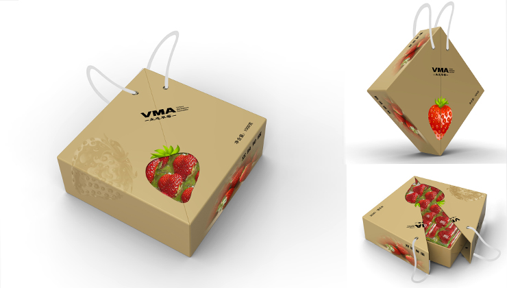 生态草莓包装盒